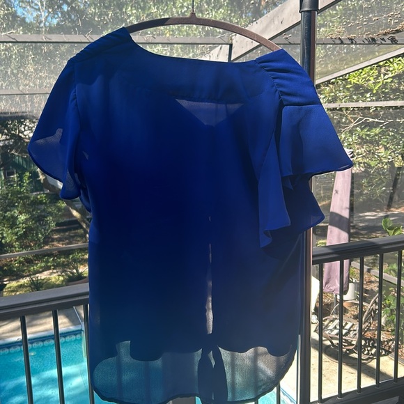 Blue professional work top - Picture 2 of 2